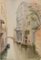 Carlo Ravagnan, View of Rio dei Gesuiti in Venice, Watercolor, 1970s 1