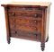 Regency Mahogany Miniature Children's Chest of Drawers, 1830s, Image 1