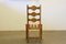 Danish Brutalist Oak Ladderback Dining Chairs in the style of Kjærnulf, 1960s, Set of 6 9