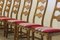 Danish Brutalist Oak Ladderback Dining Chairs in the style of Kjærnulf, 1960s, Set of 6 3