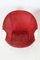 Set of Mid-Century Modern Red Balloon Chairs by Lusch & Co, 1960s 4