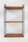 String Teak Wandregal von Kajsa & Nisse Strinning, 1960er 3