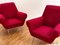 Set of Mid-Century Modern Italian Red Ruby Armchairs by Gigi Radice for Minotti, 1958 6