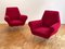 Set of Mid-Century Modern Italian Red Ruby Armchairs by Gigi Radice for Minotti, 1958 5