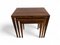 Tables Gigognes Mid-Century par Severin Hansen pour Haslev Møbelsnedkeri, Danemark, 1960s, Set de 3 8