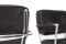 Mid-Century Intermediate Black Leather Desk Chairs by Charles & Ray Eames, Set of 2 5