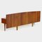 Modernes skandinavisches Mid-Century Doppelbett Kopfteil mit Nachttischen aus Teak, 1960er 8