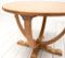 Vintage English Art Deco Oak Side Table 6