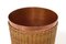 Mid-Century Modern Copper and Wicker Basket by Carl Auböck for Werkstätte Carl Auböck, Austria, 1950s 2