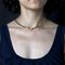 French Modern Diamonds Necklace in 18 Karat Yellow Gold, Image 2