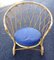 Kinder Rattan Lounge Set, 1950er 5