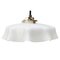 French White Opaline Glass Pendant Lamp, Image 1