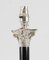 Lampe de Bureau Colonne Corinthienne Victorienne Antique en Plaqué Argent, 1800s 4