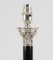 Lampe de Bureau Colonne Corinthienne Victorienne Antique en Plaqué Argent, 1800s 6