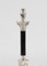 Lampe de Bureau Colonne Corinthienne Victorienne Antique en Plaqué Argent, 1800s 11