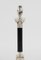 Lampe de Bureau Colonne Corinthienne Victorienne Antique en Plaqué Argent, 1800s 5
