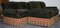 British Handmade Green Fabric Sofa by Peter Dudgeon 2