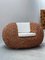 Wooven Egg Nest Sessel aus Rattan & Korbgeflecht, 1990er 1