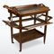 Antique Serving Trolley with Folding Side Panels and Removable Tray, 1920s 3
