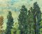 Henri Joseph Pauwels, Wooded Landscape, 1966, Oil Painting, Framed 7