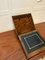 Antique Victorian Burr Walnut and Brass Mounted Stationery Box, 1860 9