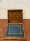 Antique Victorian Burr Walnut and Brass Mounted Stationery Box, 1860 4
