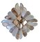 Lustre Mid-Century en Verre Murano avec Détail Graniglia Ambre attribué à Venini 12