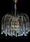 Lustre Lady Victoria Vintage avec Goutte en Verre de Murano Irisé, Set de 2 8