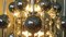 Lustre Swiss Ball Cascade de l'ère spatiale en Chrome dans le style de Verner Panton, 1970s 8
