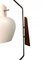 Lampe à Suspension en Opaline de Stilnovo, Italie, 1960s 4