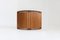 Italienischer Mid-Century Konsolentisch aus Holz & Travertin, 1960er 2