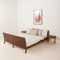 Mid-Century Queen Bett von JP Iversen, Dänemark 1950er 2