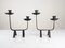 Wrought Iron Candlesticks, 1950s, Set of 2, Image 2