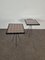 Coffee Tables in Iron, Brass, Wood and Glass, 1970s, Set of 2 13