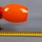 Space Age Orange and White Murano Glass Wall Lamp by Vistosi, 1960s 12