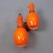 Space Age Orange and White Murano Glass Wall Lamp by Vistosi, 1960s 7