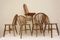 Vintage Windsor Stühle mit Gebogenen Rückenlehnen, 5er Set 2
