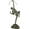 Pierre Le Faguays, Art Deco Diana mit Schleife, 1925, Bronze 2