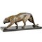 Irenee Rochard, Art Deco Sculpture of a Panther, 1930, Bronze on Marble Base 7