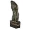 French Artist, Art Deco Male Torso, 1930, Bronze with Marble Base 5