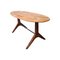 Vintage Oval Coffee Table, 1960s 1