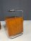 Bauhaus Style Chrome and Oak Nightstands from Kovona, Former Czechoslovakia, 1950s, Set of 2 4
