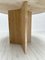 Large Italian Round Travertine Dining Table, 1970s 4