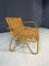 Art Deco Rattan Seating Set, Central Europe, 1930s1940s, Set of 4 7