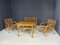 Art Deco Rattan Seating Set, Central Europe, 1930s1940s, Set of 4 11