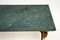 French Brass Marble Top Coffee Table, 1930s 5