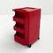 Red Boby Trolley by Joe Colombo for Bieffeplast, 1960s 5