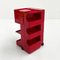 Red Boby Trolley by Joe Colombo for Bieffeplast, 1960s 2