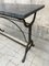 French Black Marble and Cast Iron Bistro Table, 1920s 7