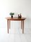 Scandinavian Round Extendable Teak Table, 1960s 2